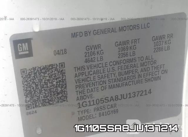 1G1105SA8JU137214 фото 10