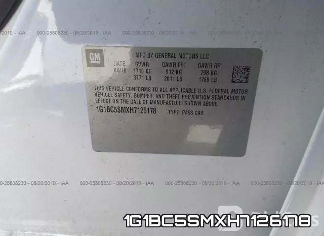 1G1BC5SMXH7126178 фото 10