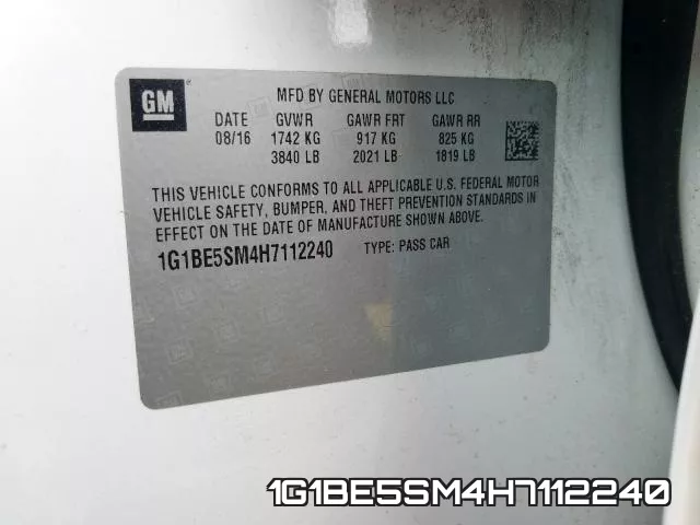1G1BE5SM4H7112240 фото 2