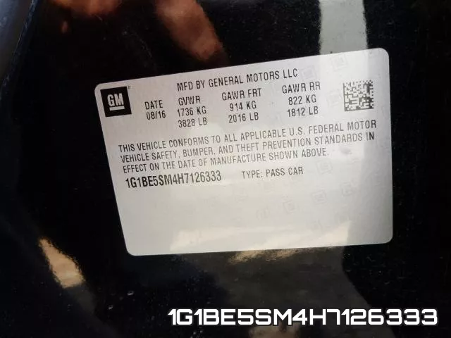 1G1BE5SM4H7126333 фото 2