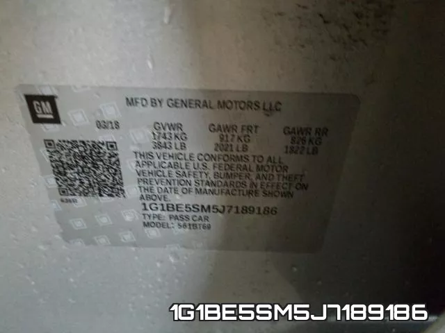 1G1BE5SM5J7189186 фото 2
