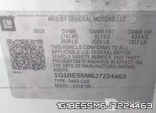 1G1BE5SM6J7224463 фото 10
