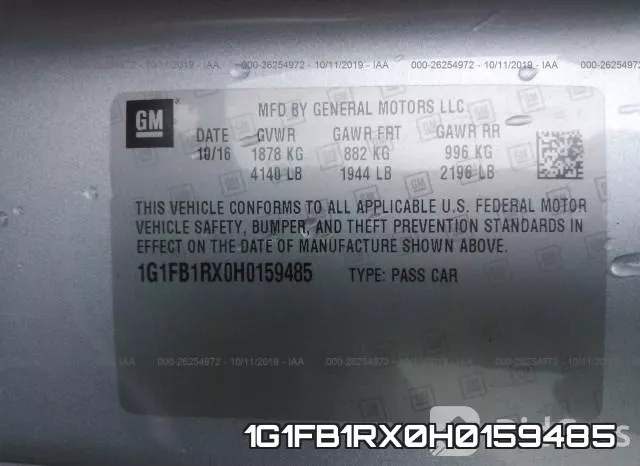 1G1FB1RX0H0159485 фото 10