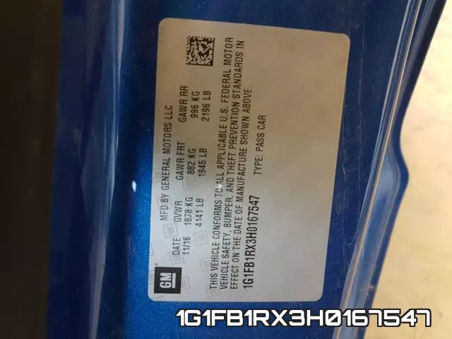 1G1FB1RX3H0167547 фото 2