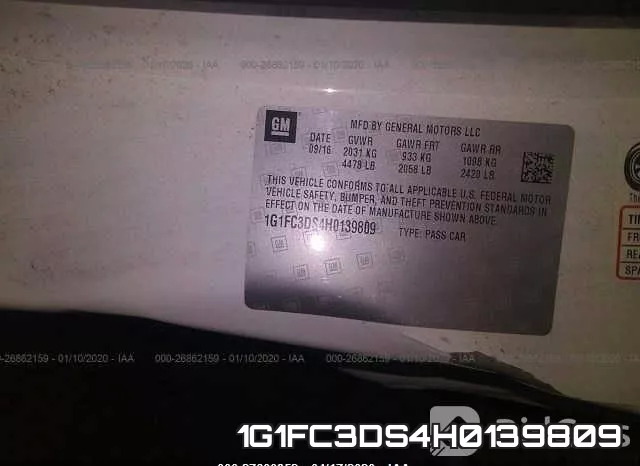 1G1FC3DS4H0139809 фото 10