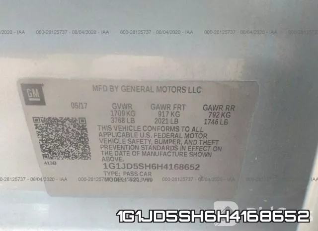 1G1JD5SH6H4168652 фото 10
