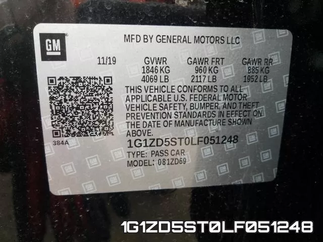 1G1ZD5ST0LF051248 фото 2