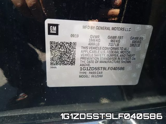 1G1ZD5ST9LF040586 фото 2