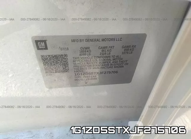 1G1ZD5STXJF275706 фото 10