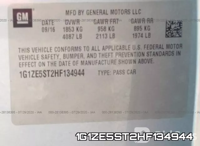 1G1ZE5ST2HF134944 фото 10
