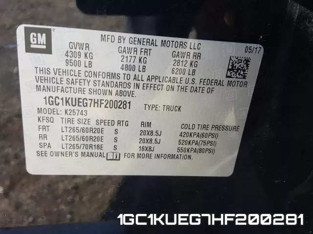 1GC1KUEG7HF200281 фото 2