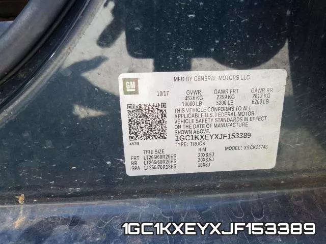 1GC1KXEYXJF153389 фото 2