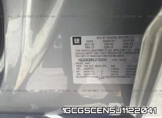 1GCGSCEN5J1122041 фото 10