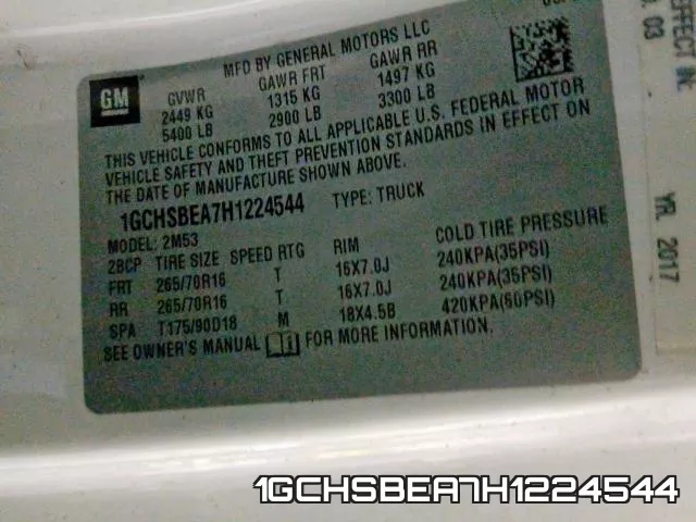 1GCHSBEA7H1224544 фото 2