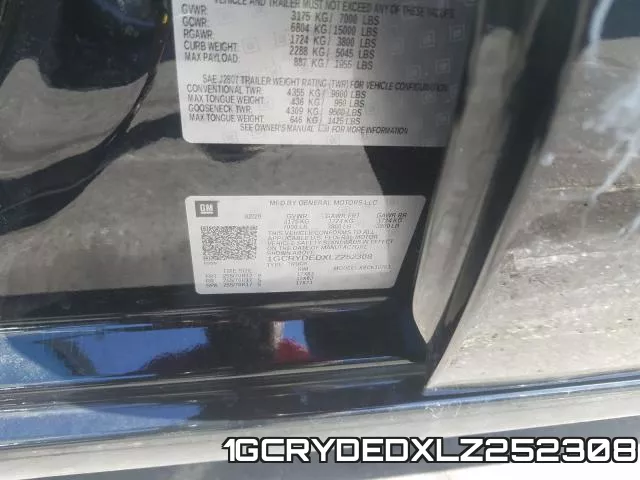 1GCRYDEDXLZ252308 фото 2
