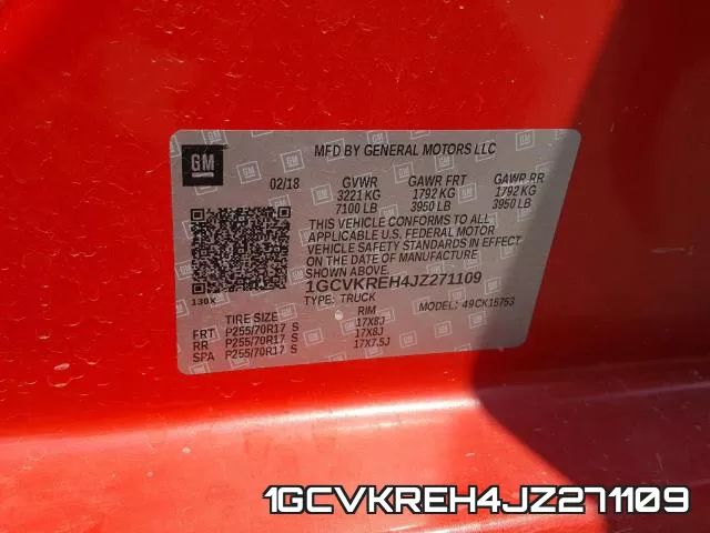 1GCVKREH4JZ271109 фото 2