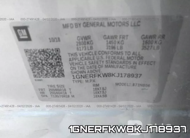 1GNERFKW8KJ178937 фото 10