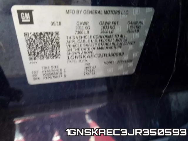 1GNSKAEC3JR350593 фото 2