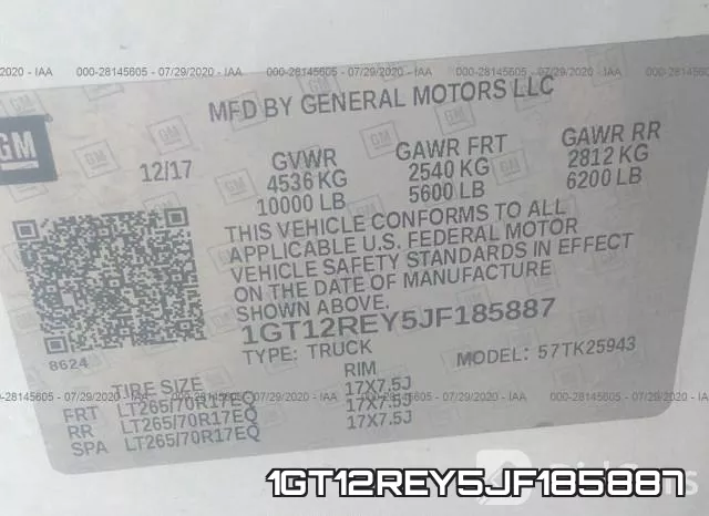 1GT12REY5JF185887 фото 10