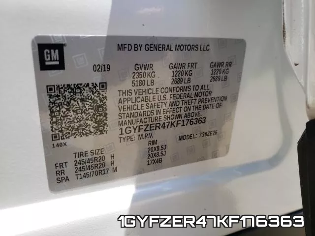 1GYFZER47KF176363 фото 2