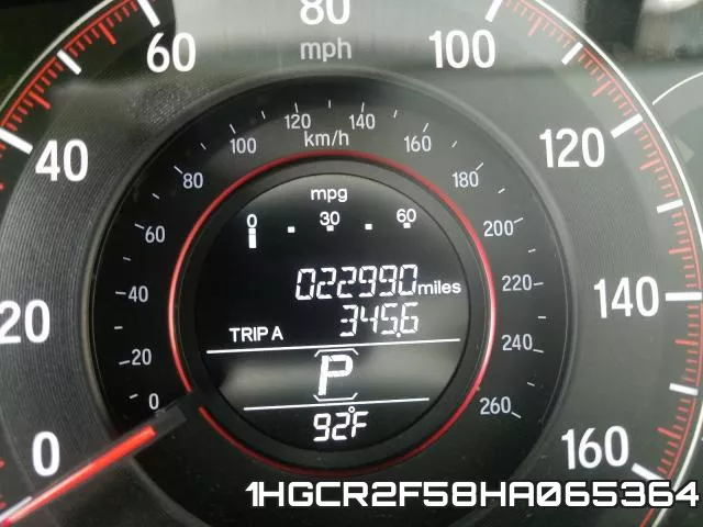 1HGCR2F58HA065364 фото 9