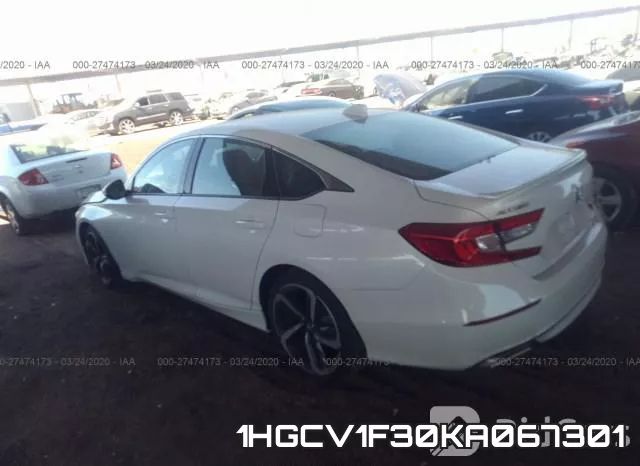 1HGCV1F30KA067301 фото 4