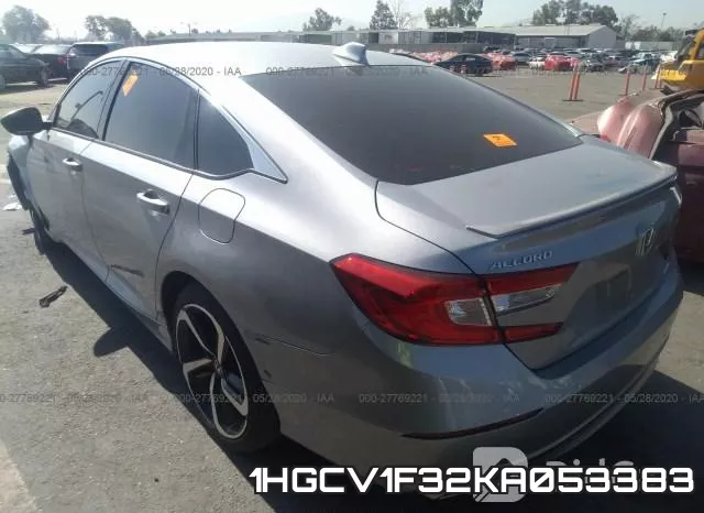 1HGCV1F32KA053383 фото 4