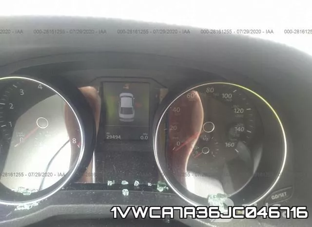 1VWCA7A36JC046716 фото 8