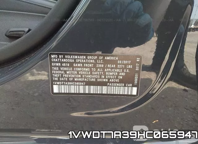 1VWDT7A39HC065947 фото 10