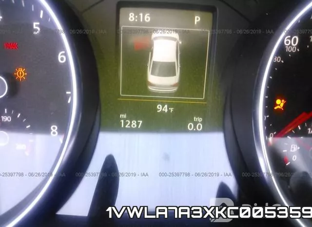 1VWLA7A3XKC005359 фото 8