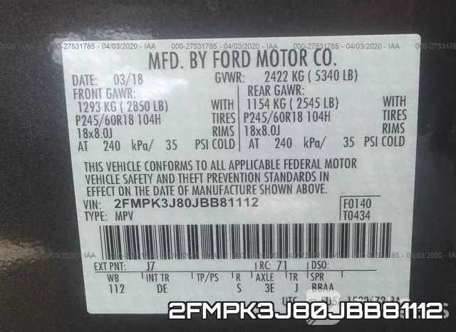 2FMPK3J80JBB81112 фото 10