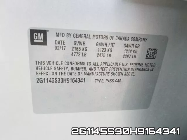 2G1145S30H9164341 фото 2
