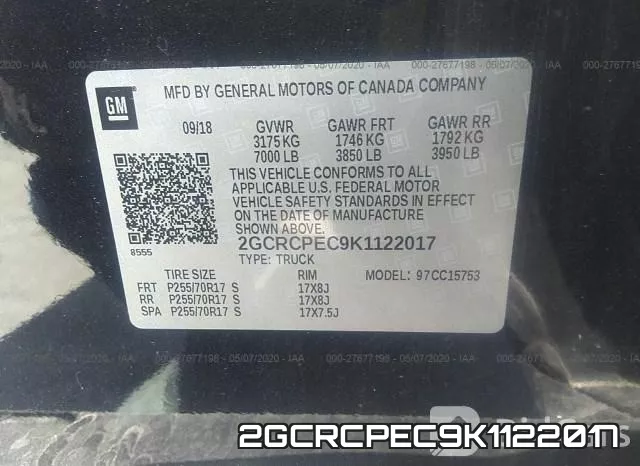 2GCRCPEC9K1122017 фото 10