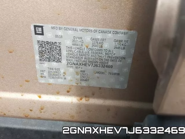 2GNAXHEV7J6332469 фото 2