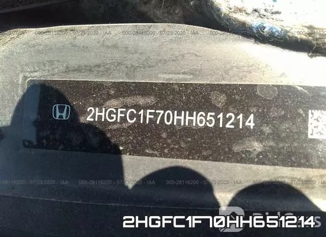 2HGFC1F70HH651214 фото 10