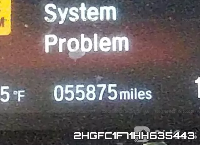 2HGFC1F71HH635443 фото 8