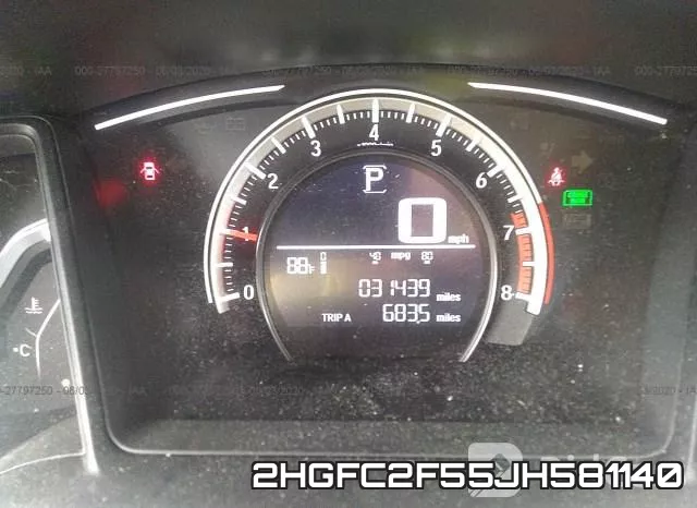 2HGFC2F55JH581140 фото 8