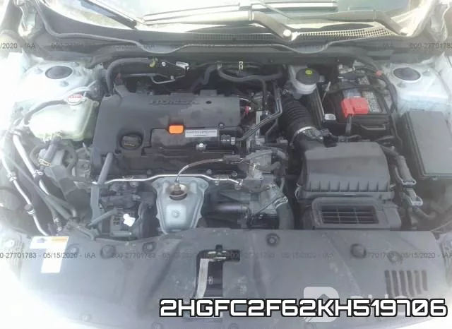 2HGFC2F62KH519706 фото 2