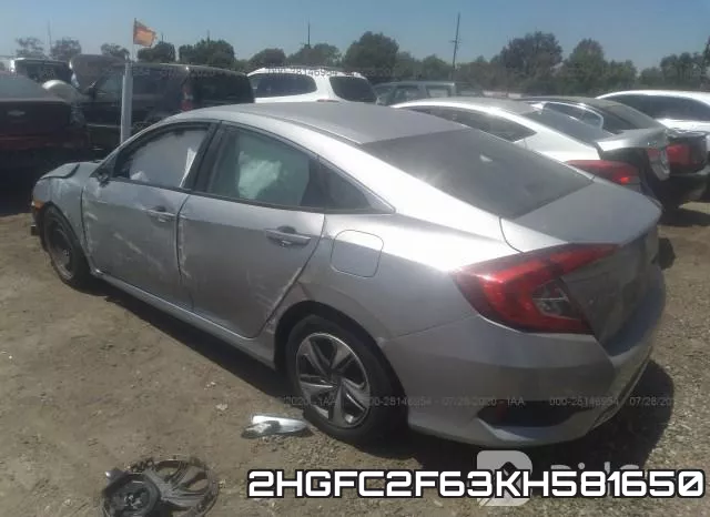 2HGFC2F63KH581650 фото 4