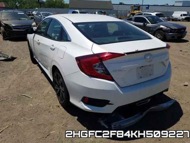 2HGFC2F84KH509227 фото 4