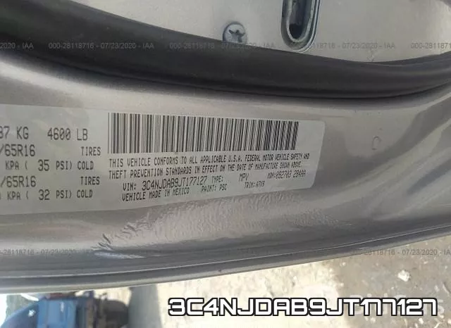 3C4NJDAB9JT177127 фото 10