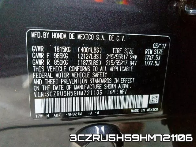 3CZRU5H59HM721106 фото 2