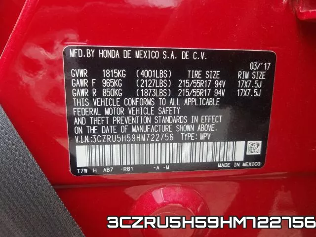 3CZRU5H59HM722756 фото 2