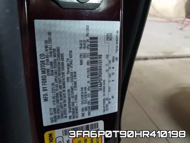3FA6P0T90HR410198 фото 2