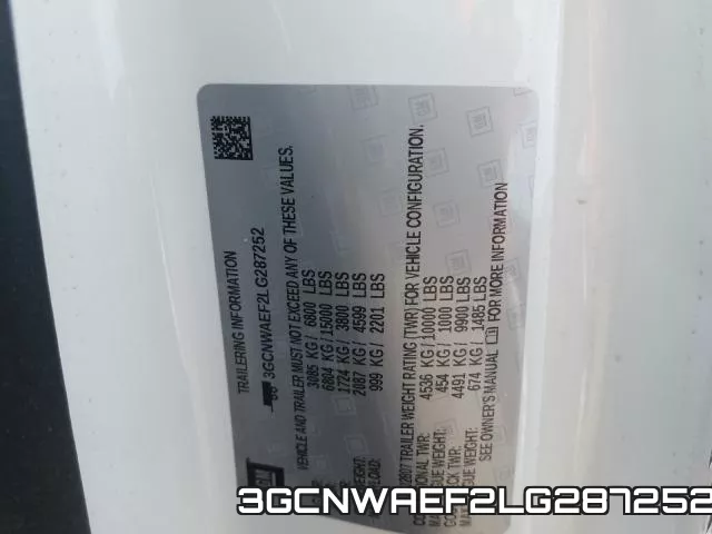 3GCNWAEF2LG287252 фото 2