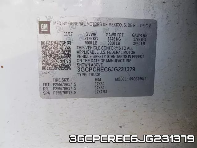 3GCPCREC6JG231379 фото 2