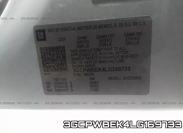 3GCPWBEK4LG169733 фото 10
