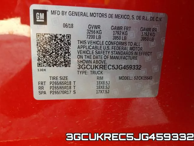 3GCUKREC5JG459332 фото 2
