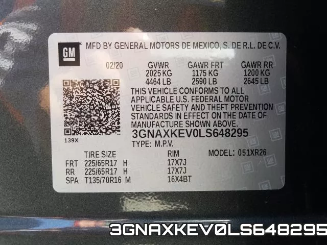 3GNAXKEV0LS648295 фото 2