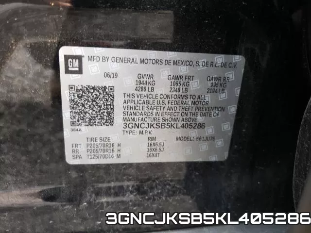 3GNCJKSB5KL405286 фото 2